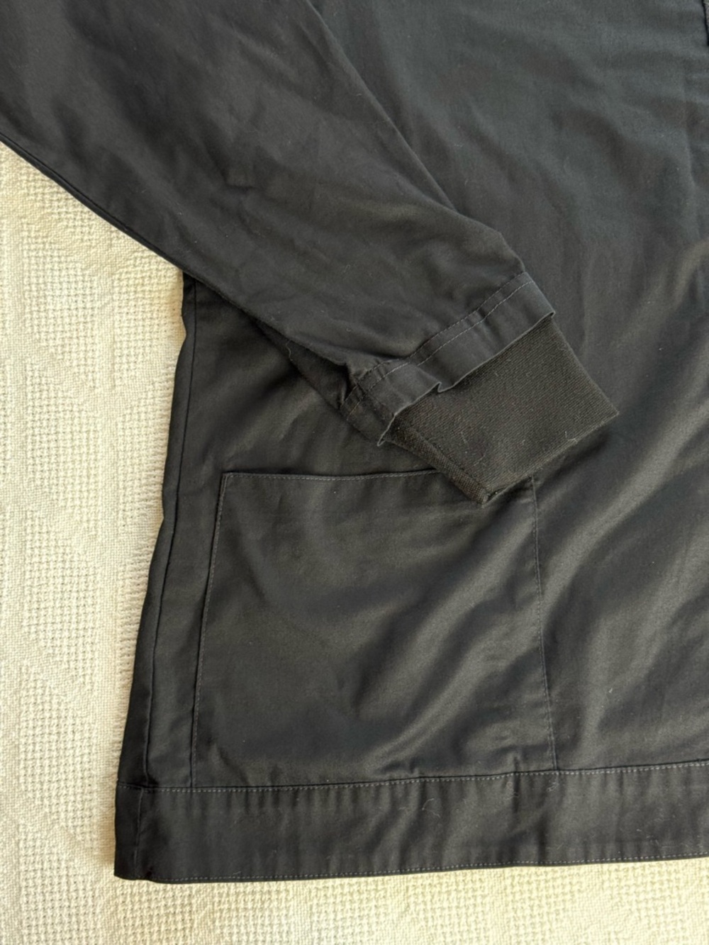 Black Relaxed Utility Jacket Lightweight Minimalist Vera Bradley XL - Picture 13 of 14